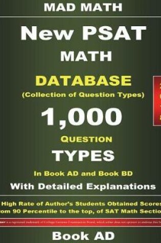 Cover of 2018 New PSAT Math Database Book AD