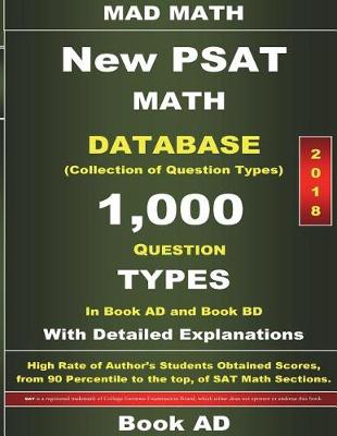 Book cover for 2018 New PSAT Math Database Book AD