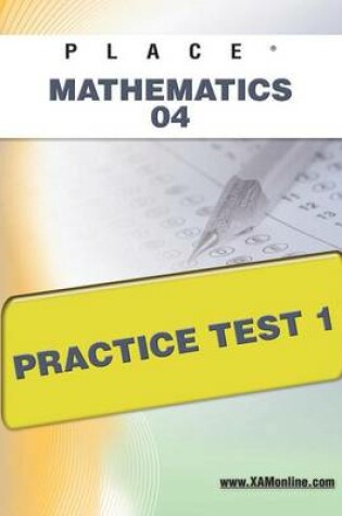 Cover of Place Mathematics 04 Practice Test 1