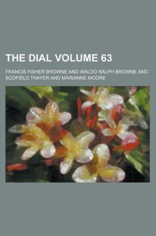 Cover of The Dial Volume 63