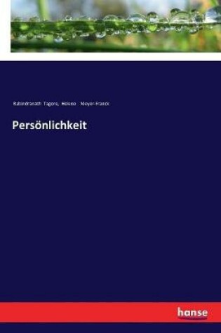 Cover of Persoenlichkeit