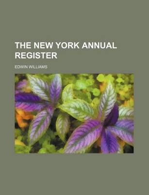 Book cover for The New York Annual Register