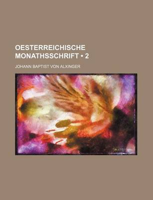 Book cover for Oesterreichische Monathsschrift (2 )