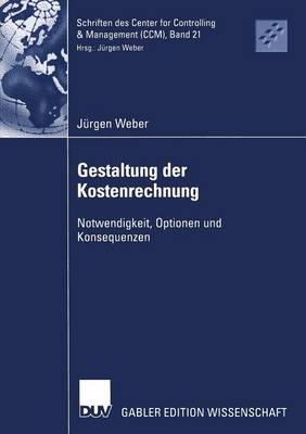 Book cover for Gestaltung der Kostenrechnung