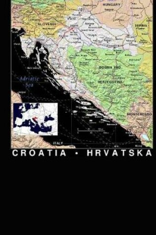 Cover of Modern Day Color Map of Croatia Journal