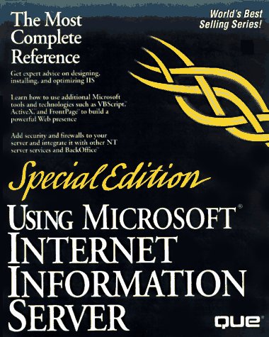 Book cover for Using Microsfot Internet Information Server 4