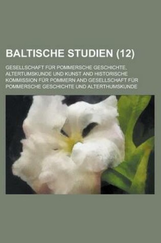 Cover of Baltische Studien (12)