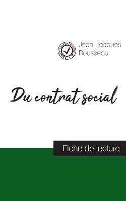 Book cover for Du contrat social de Jean-Jacques Rousseau (fiche de lecture et analyse complete de l'oeuvre)