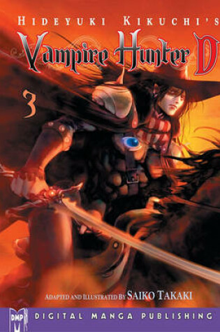 Cover of Hideyuki Kikuchi's Vampire Hunter D Manga Volume 3