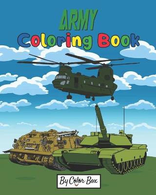 Book cover for Army Coloring Book