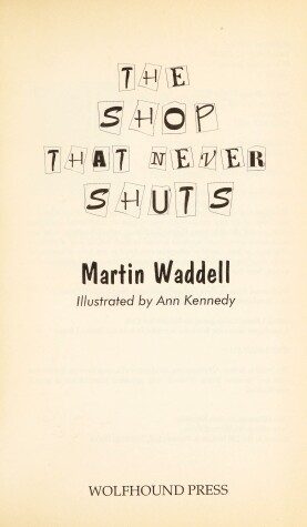 Book cover for The Shop That Never Shuts