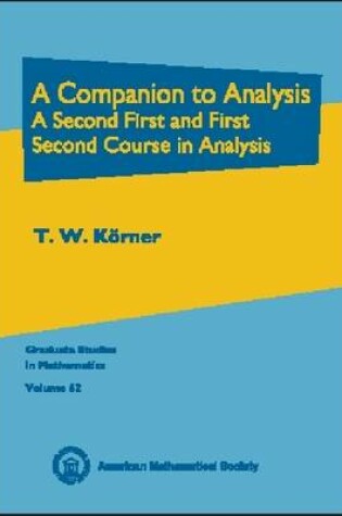 Cover of A Companion to Analysis