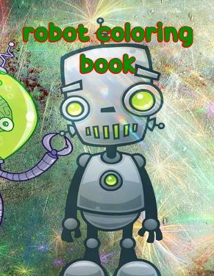 Book cover for Robot Coloring Book