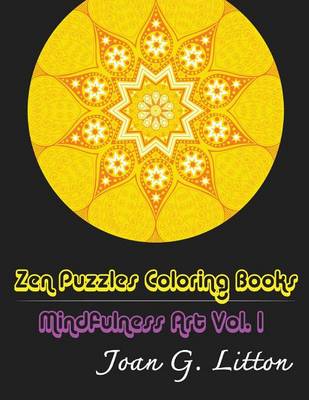 Book cover for Zen Puzzles Coloring Books