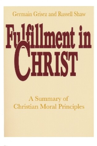 Cover of Fulfilment in Christ