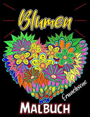 Book cover for Blumen Malbuch f�r Erwachsene