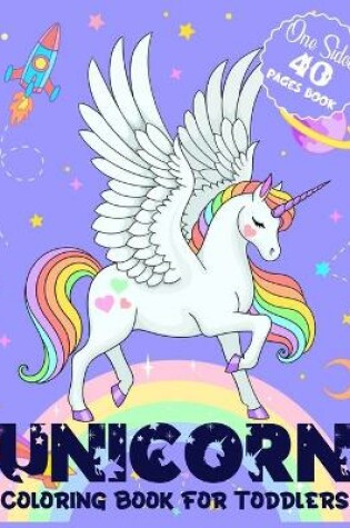 Cover of Unicorn Coloring Book for Toddlers