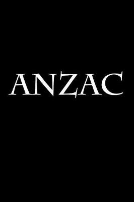 Book cover for Anzac