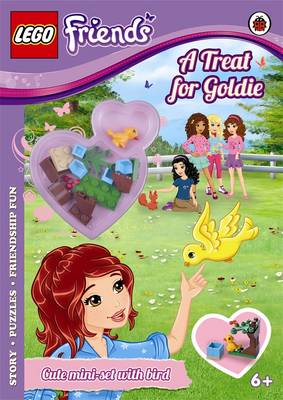 Book cover for Lego Friends: A Treat For Goldie: Activity Book With Mini-Set