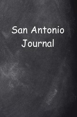 Book cover for San Antonio Journal Chalkboard Design