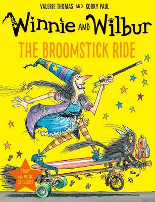 Book cover for Winnie and Wilbur: The Broomstick Ride with audio CD