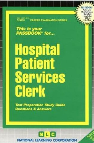 Cover of Hospital Patient Services Clerk