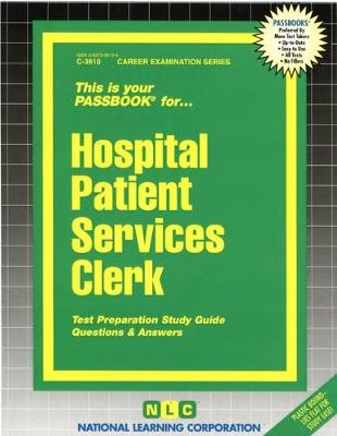 Book cover for Hospital Patient Services Clerk