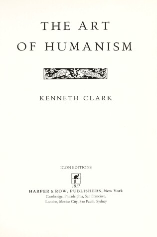 Cover of The Art of Humanism