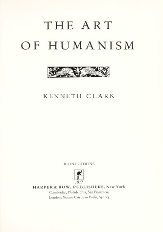 Cover of The Art of Humanism