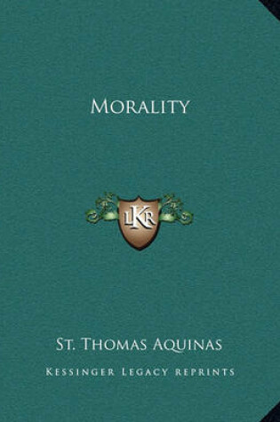 Cover of Morality