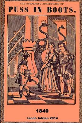 Book cover for The surprising adventures of Puss in boots 1840