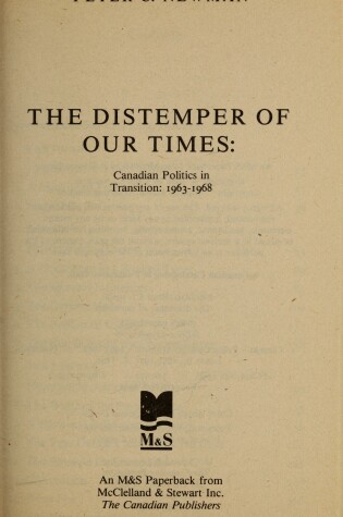 Cover of Distemper of Our Times