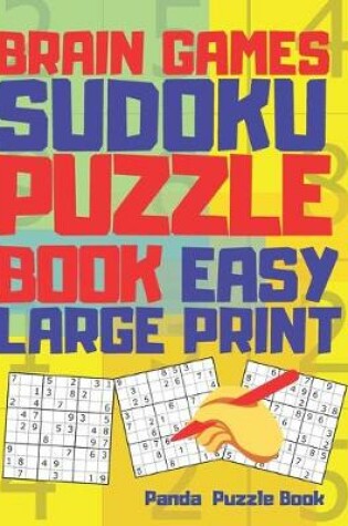 Cover of Brain Games Sudoku Puzzle Books Easy Large Print