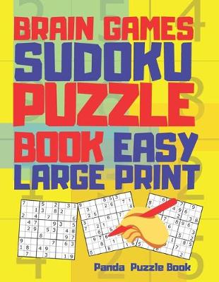Book cover for Brain Games Sudoku Puzzle Books Easy Large Print