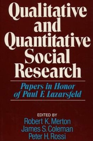 Cover of Qualitative and Quantitative Social Research