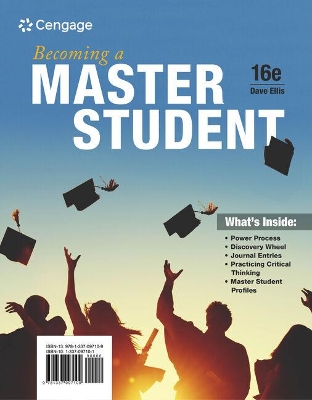 Book cover for Mindtap College Success, 1 Term (6 Months) Printed Access Card for Ellis' Becoming a Master Student