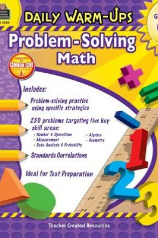 Cover of Daily Warm-Ups: Problem Solving Math Grade 6