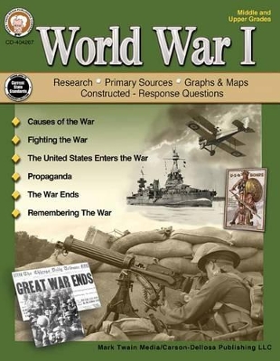 Book cover for World War I, Grades 6-12