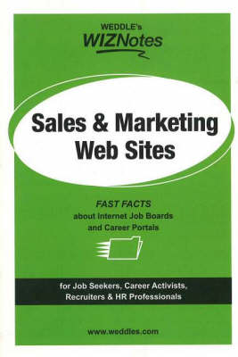 Book cover for WEDDLE's WIZNotes: Sales & Marketing Web-Sites