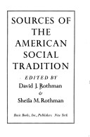 Book cover for Sources of Amer Soc Traditon