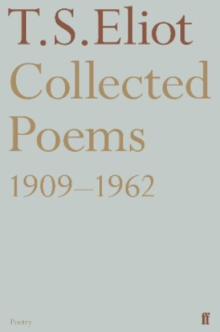 Cover of Collected Poems 1909-1962