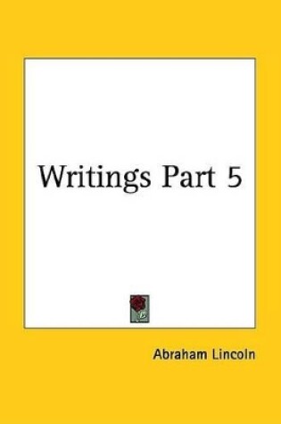 Cover of Writings Part 5