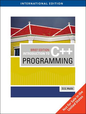 Book cover for Introduction to C++ Programming