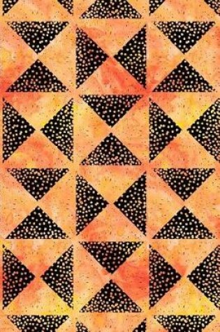 Cover of Bullet Journal Notebook Triangles with Dots Pattern 2