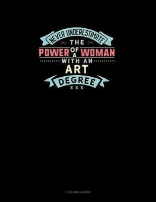 Book cover for Never Underestimate The Power Of A Woman With An Art Degree