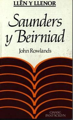 Book cover for Llen y Llenor: Saunders y Beirniad