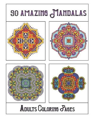 Book cover for 90 Amazing Mandalas