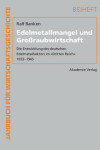 Book cover for Edelmetallmangel Und Grossraubwirtschaft