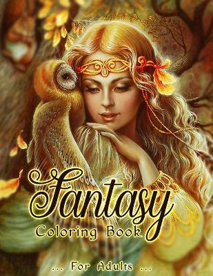Book cover for Fantasy Coloring Book