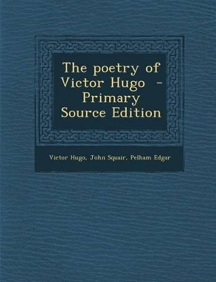 Book cover for The Poetry of Victor Hugo